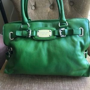 Green Michael Kors handbag